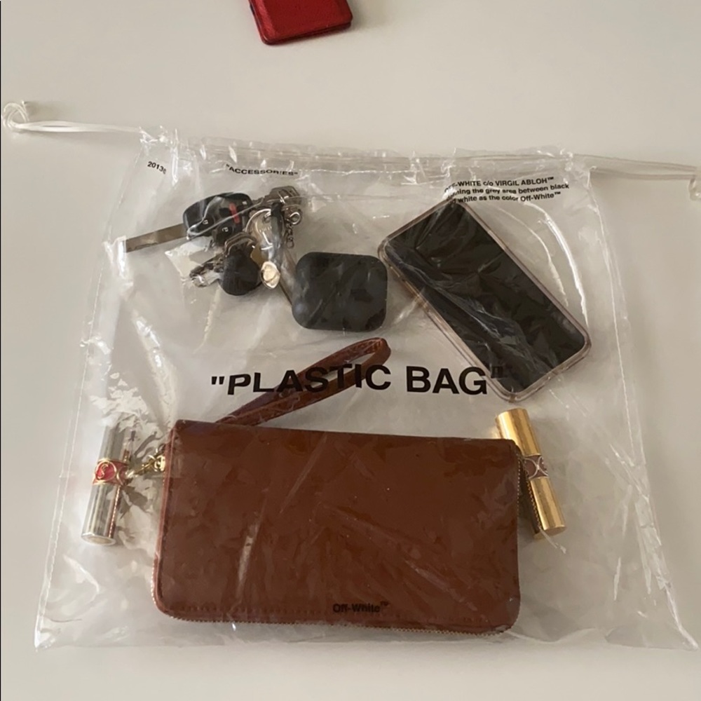 Off-White Plastic Bag